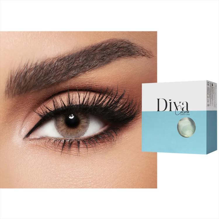 Diva Monthly Color Contact Lenses - Latte (2 Lens)