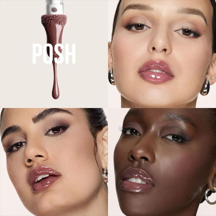 Huda Beauty Faux Filler Extra Shine Lip Gloss - Posh
