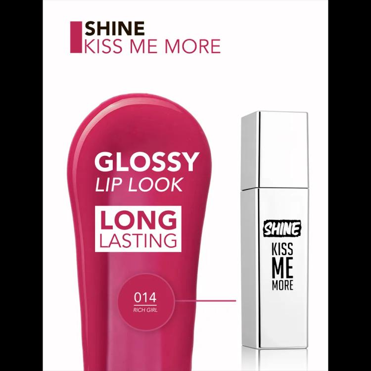 Flormar Shine Kiss Me More Lip Tattoo - 014 Rich Girl