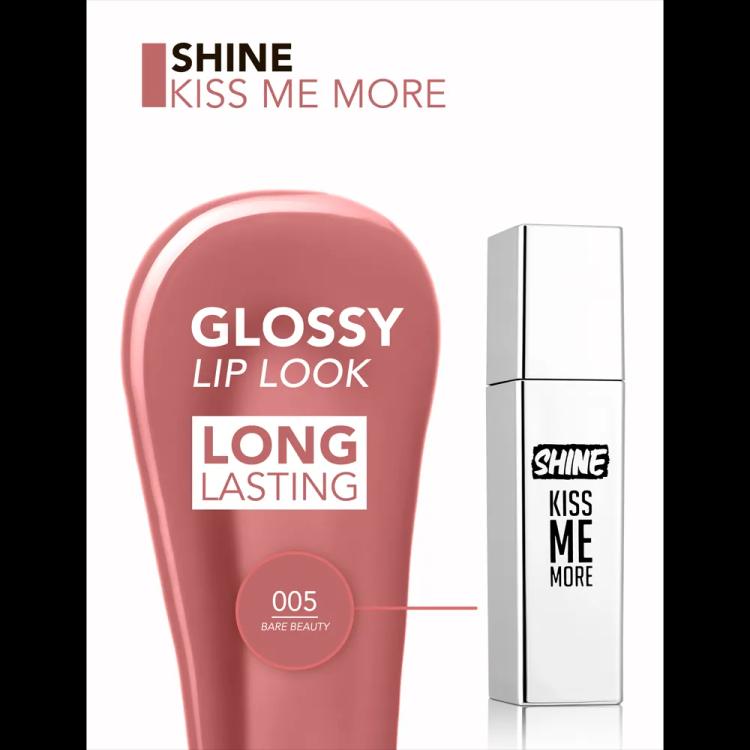 Flormar Shine Kiss Me More Lip Tattoo - 005 Bare Beauty
