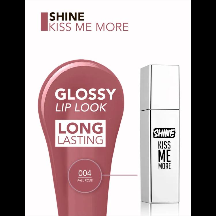 Flormar Shine Kiss Me More Lip Tattoo - 004 Fall Rose