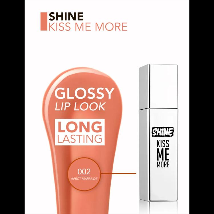 Flormar Shine Kiss Me More Lip Tattoo - 002 Apricot Marmalade