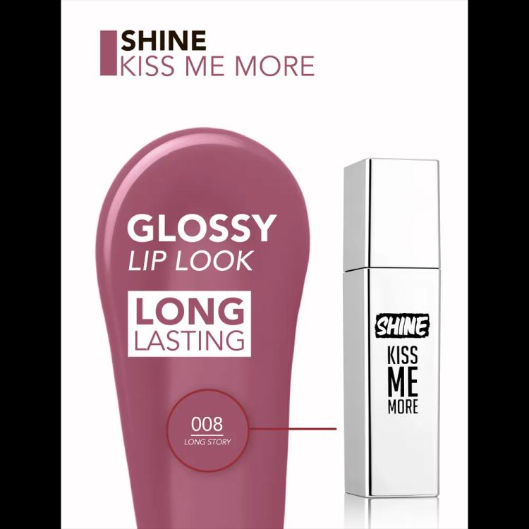 Flormar Shine Kiss Me More Lip Tattoo - 008 Long Story