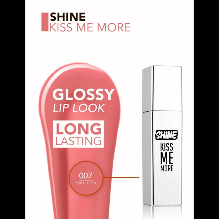 Flormar Shine Kiss Me More Lip Tattoo - 007 Pinky Touch