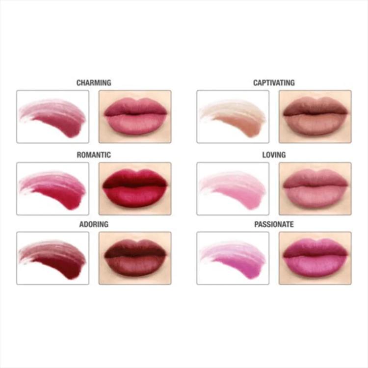 The Balm Meet Matt(e) Hughes® Vol. 3 Liquid Lipstick Set (7.2 ml X 6 pcs)
