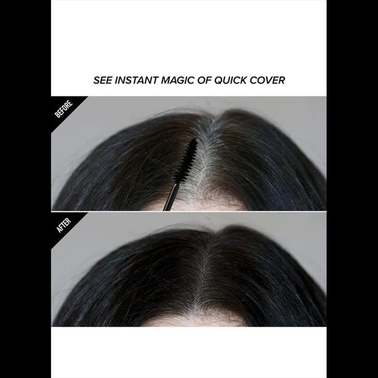 Kiss Quick Cover Gray Hair Touch Up Mascara - BGC01 Black (7 g)