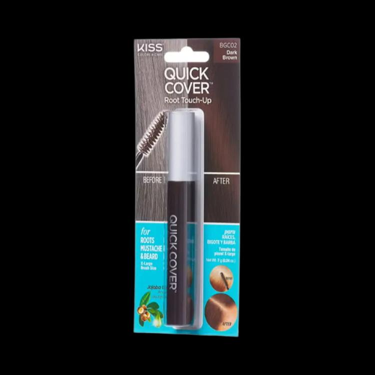 Kiss Quick Cover Gray Hair Touch Up Mascara - BGC02 Dark Brown (7 g)