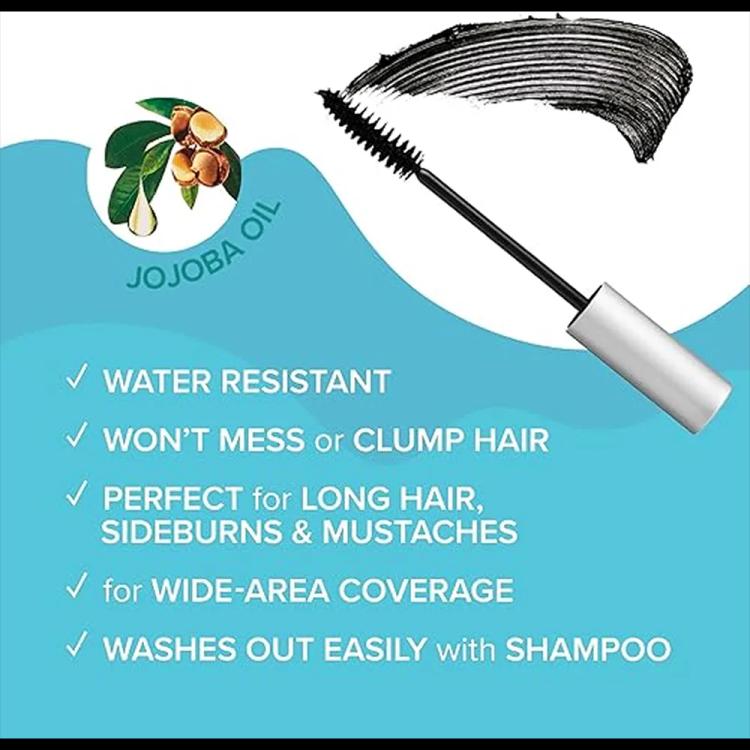 Kiss Quick Cover Gray Hair Touch Up Mascara - BGC02 Dark Brown (7 g)