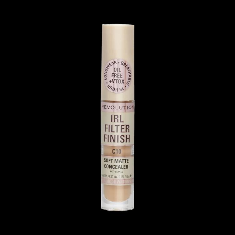 Makeup Revolution IRL Filter 16H Hydrating Full Coverage Concealer - C10 (6 g)
