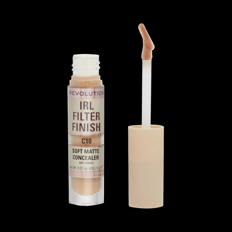 Makeup Revolution IRL Filter 16H Hydrating Full Coverage Concealer - C10 (6 g)