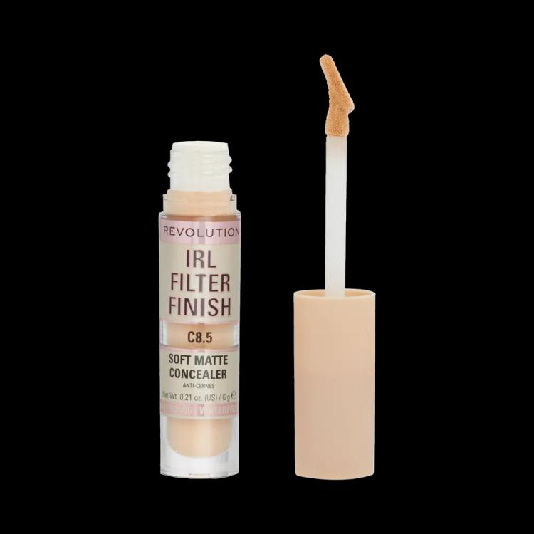 Makeup Revolution IRL Filter 16H Hydrating Full Coverage Concealer - C8.5  (6 g)