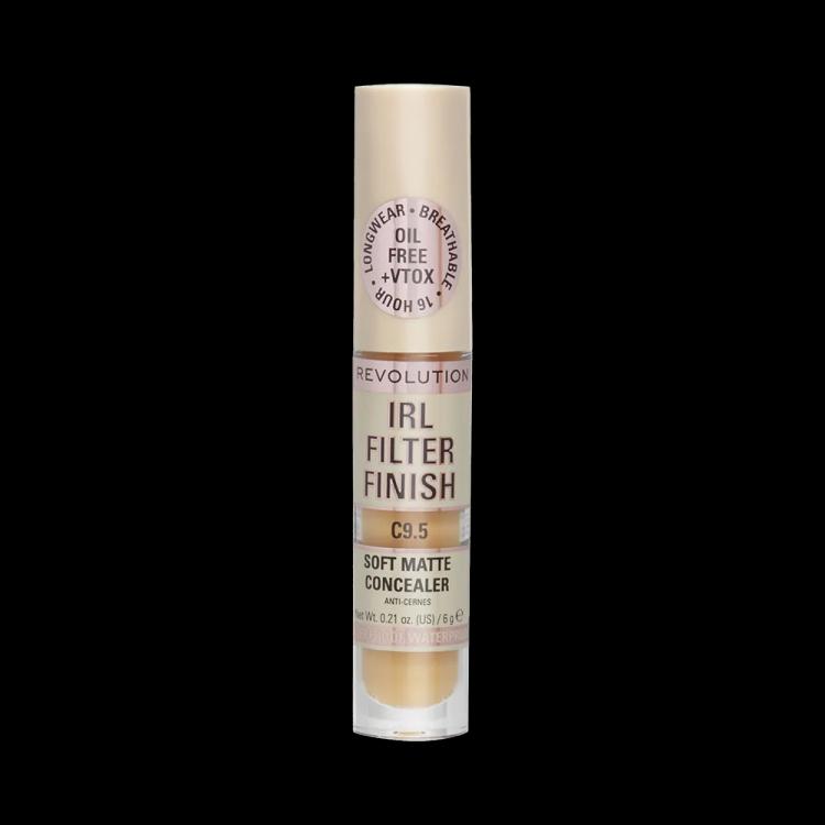 Makeup Revolution IRL Filter 16H Hydrating Full Coverage Concealer - C9.5 (6 g)