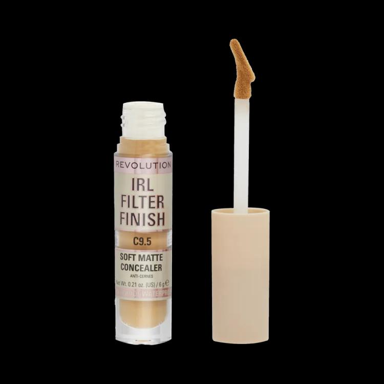 Makeup Revolution IRL Filter 16H Hydrating Full Coverage Concealer - C9.5 (6 g)
