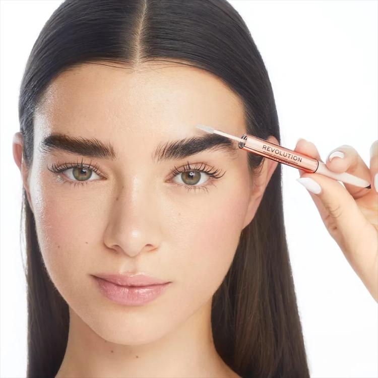 Makeup Revolution Fluffy Brow Filter Duo - Granite (0.12 g)