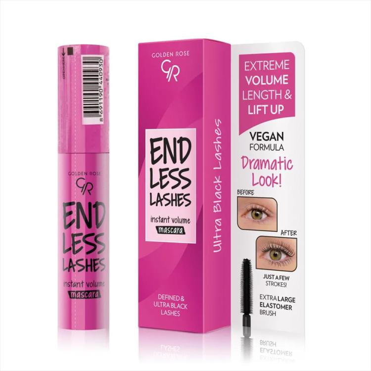 Golden Rose Endless Lashes Instant Volume Mascara - 13 ml