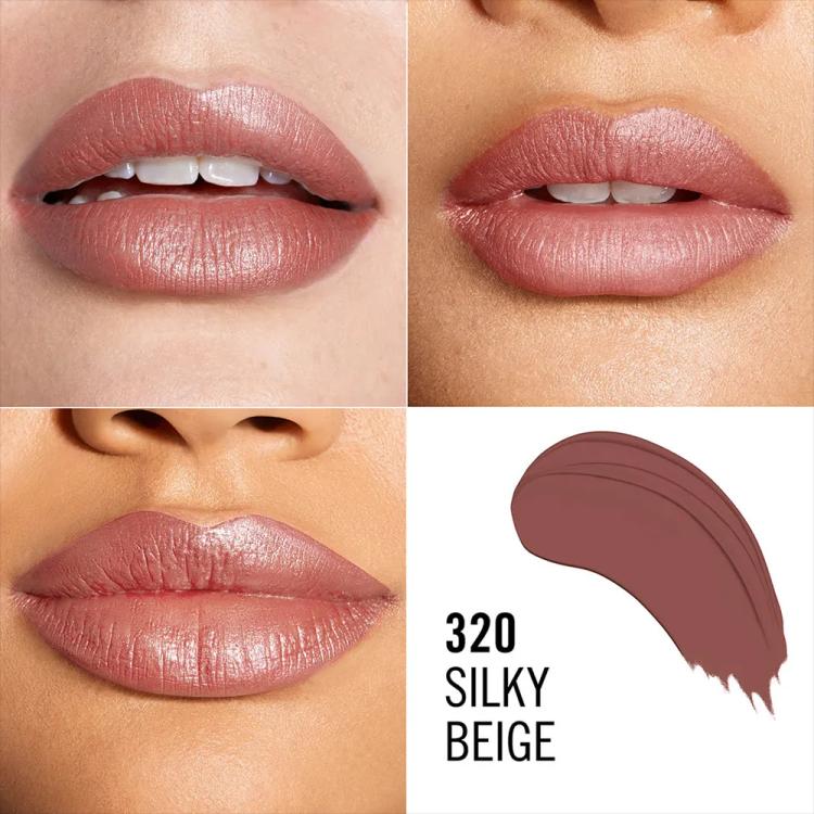 Rimmel London Lasting Finish Satin Lipstick - 320 Silky Beige