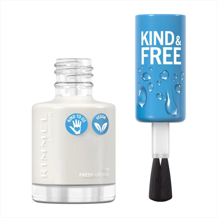 Rimmel London Kind & Free Clean Plant Based Nail Polish - 151 Fresh Undone (8 ml)