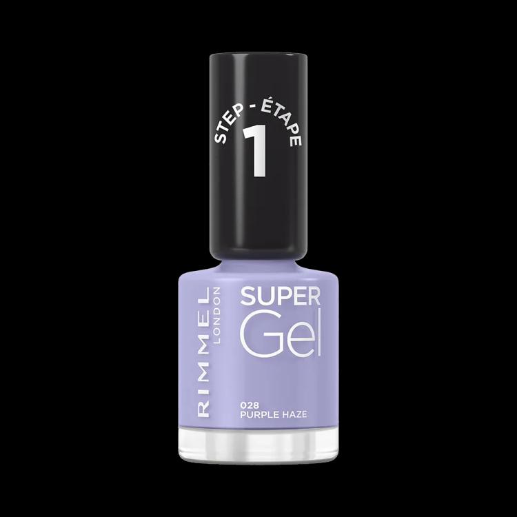Rimmel London Super Gel Nail Polish - 028 Purple Haze (12 ml)