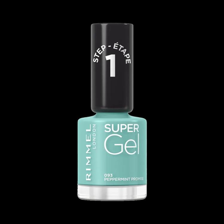 Rimmel London Super Gel Nail Polish - 093 Peppermint Promise (12 ml)