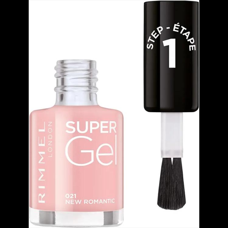 Rimmel London Super Gel Nail Polish - 021 New Romantic (12 ml)