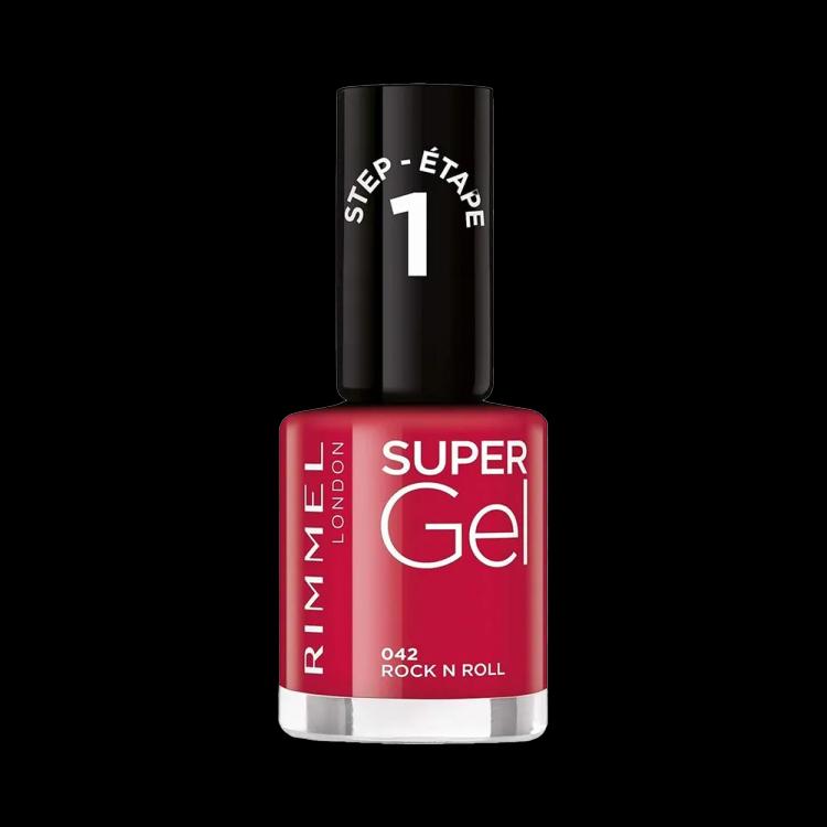 Rimmel London Super Gel Nail Polish - 042 Rock N Roll (12 ml)