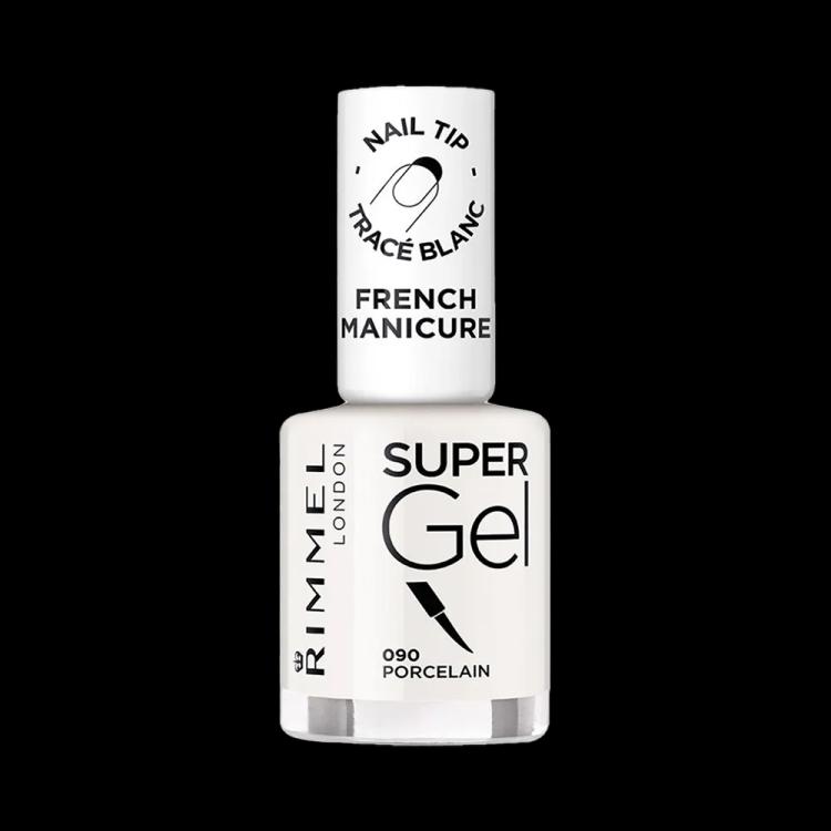 Rimmel London Super Gel Nail Polish - 090 Porcelain (8 ml)