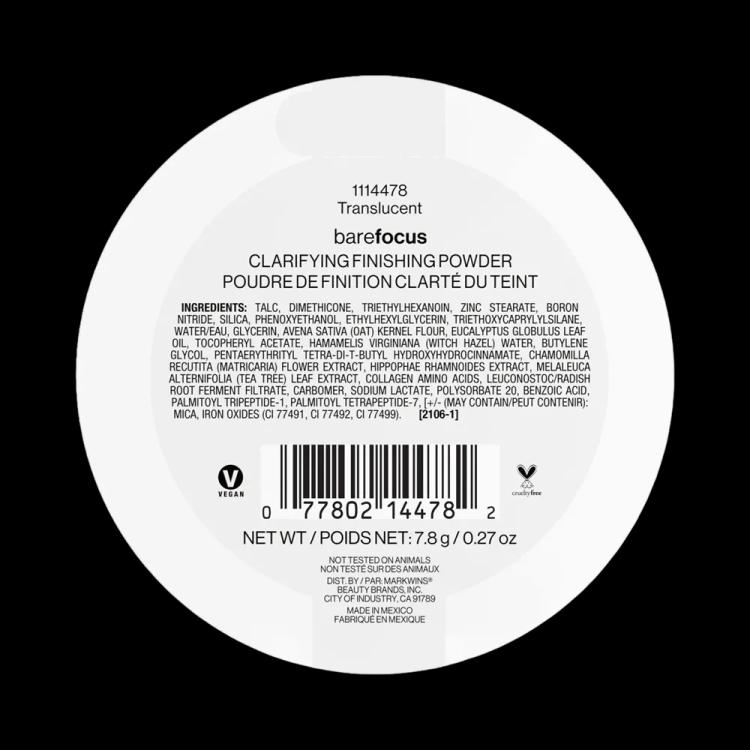 Wet N Wild Bare Focus Clarifying Finishing Powder - 50 g