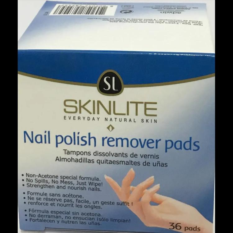 SkinLite Nail Polish Removal Pads - 36 pcs