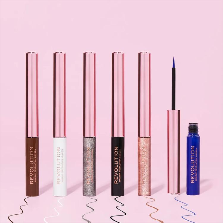 Makeup Revolution Super Flick Liquid Eyeliner - Brown