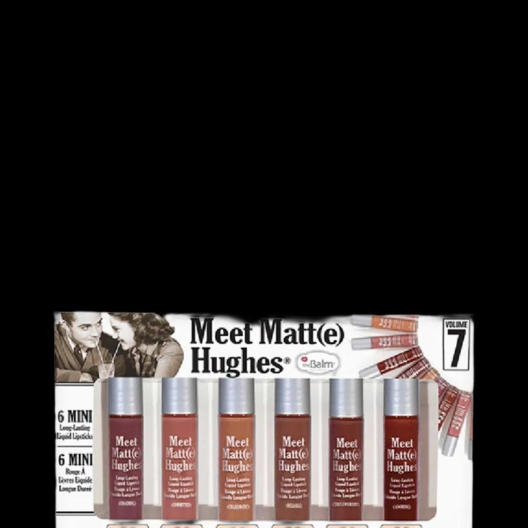 theBalm Meet Matte Hughes Set of 6 Mini Lipstick Vol. 7