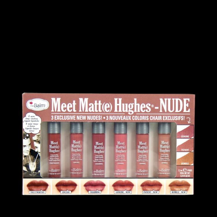 theBalm Meet Matte Hughes Set of 6 Mini Lipstick Vol. 8