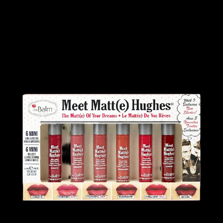 theBalm Meet Matte Hughes Set of 6 Mini Lipstick Vol. 12