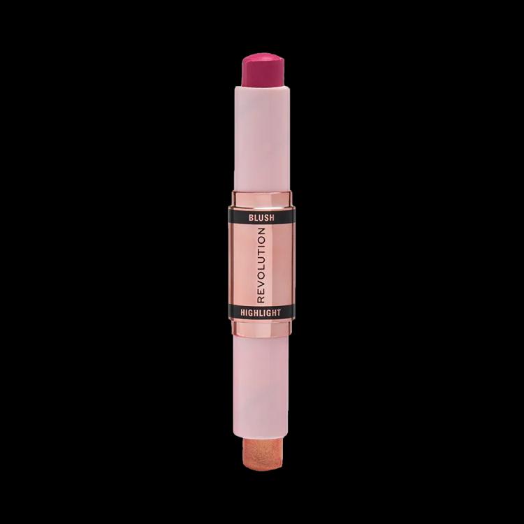 Makeup Revolution Blush & Highlight Stick - Champagne-Shine