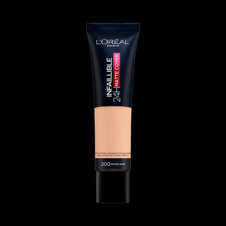 L'Oreal Paris Infaillible 24H Matte Cover Foundation - 200 Golden Sand