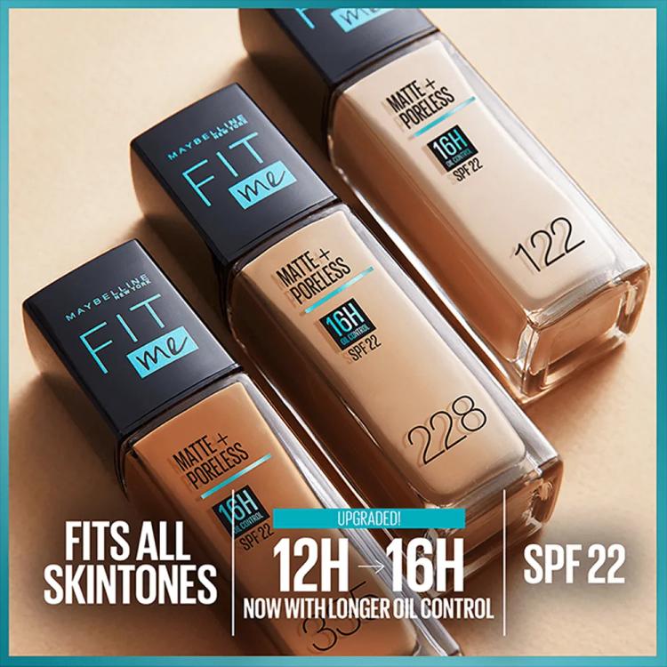 Maybelline New York Fit Me Matte + Poreless Foundation SPF 22 - 130