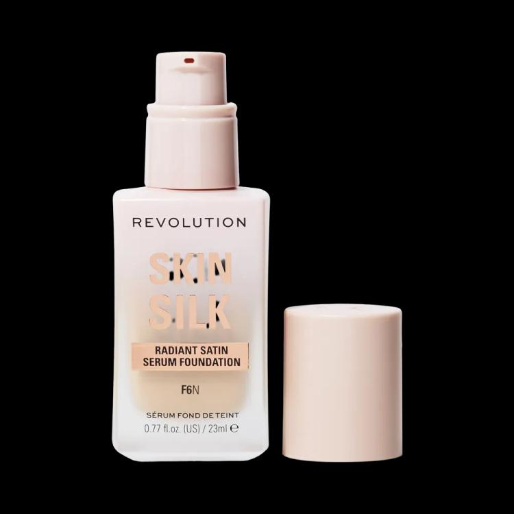 Makeup Revolution Skin Silk Radiant Satin Serum Foundation - F6N