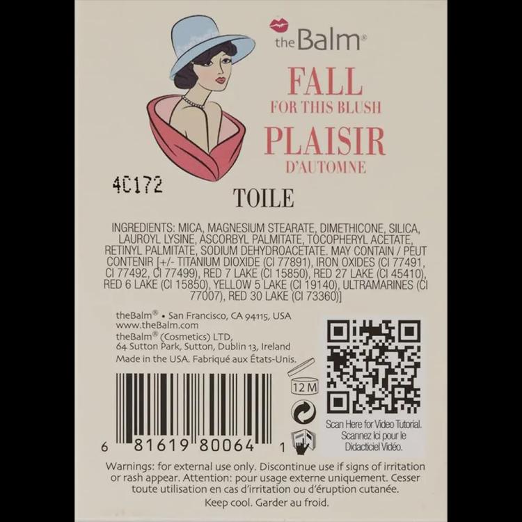 theBalm Instain Long Wearing Blush - Toile