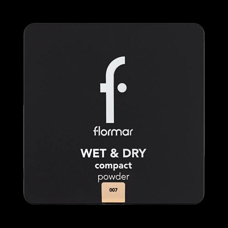Flormar Wet & Dry Compact Powder - 007 Caramel Peach
