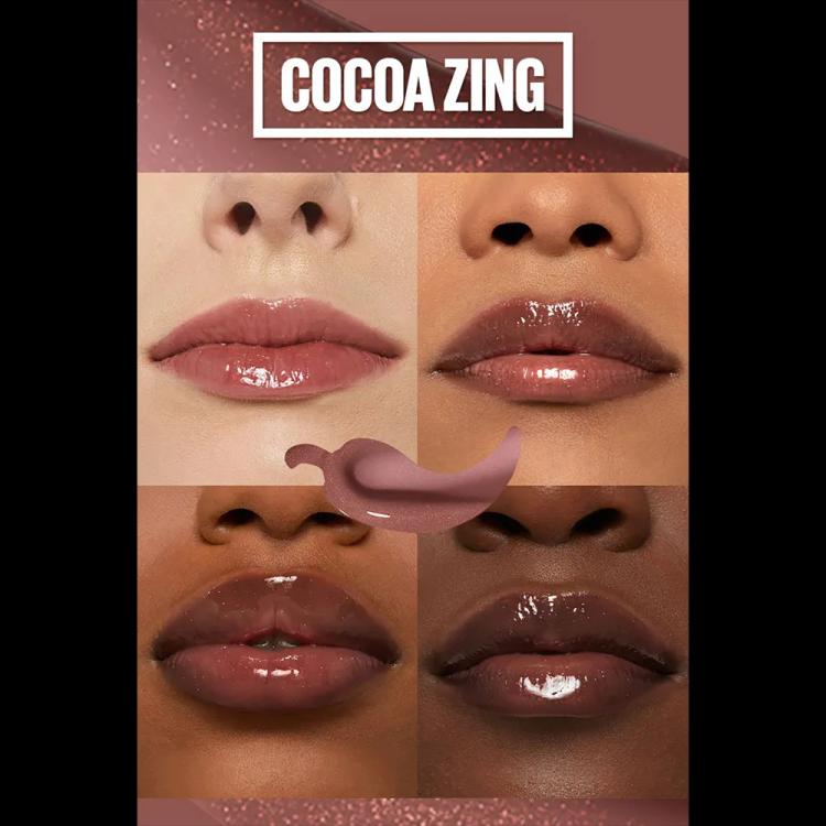 Maybelline New York Lifter Plump Lip Gloss - 07 Cocoa Zing