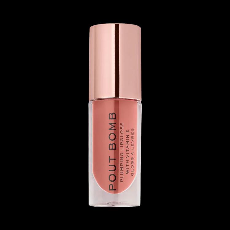 Makeup Revolution Pout Bomb Plumping Gloss - Kiss Nude