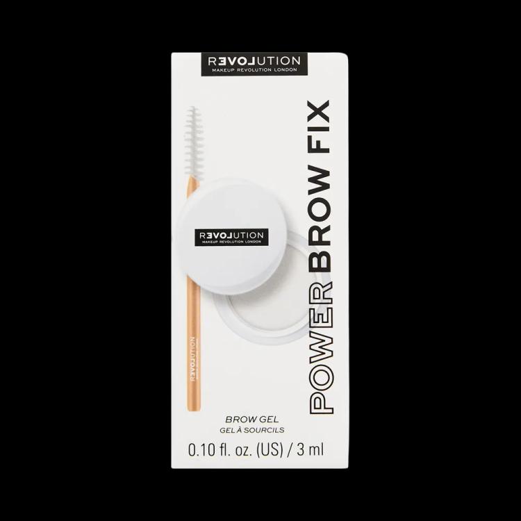 Makeup Revolution Power Brow Fix Gel - Clear
