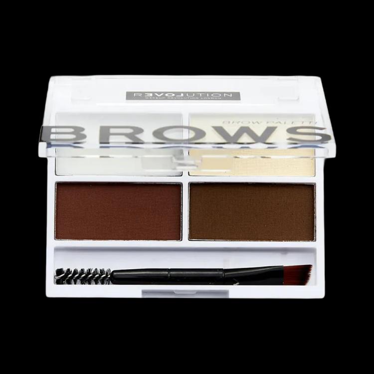 Makeup Revolution Colour Cult Brow Palette - Dark