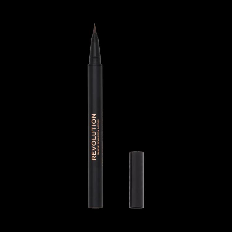 Makeup Revolution Hair Stroke Brow Pen - Medium Brown