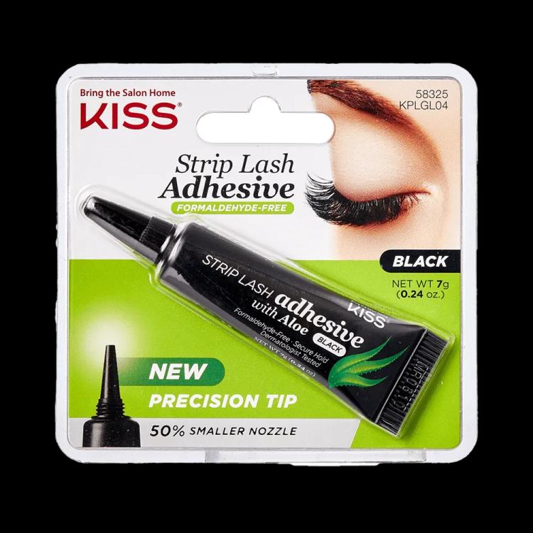 Kiss Strip Lash Adhesive With Aloe - Black