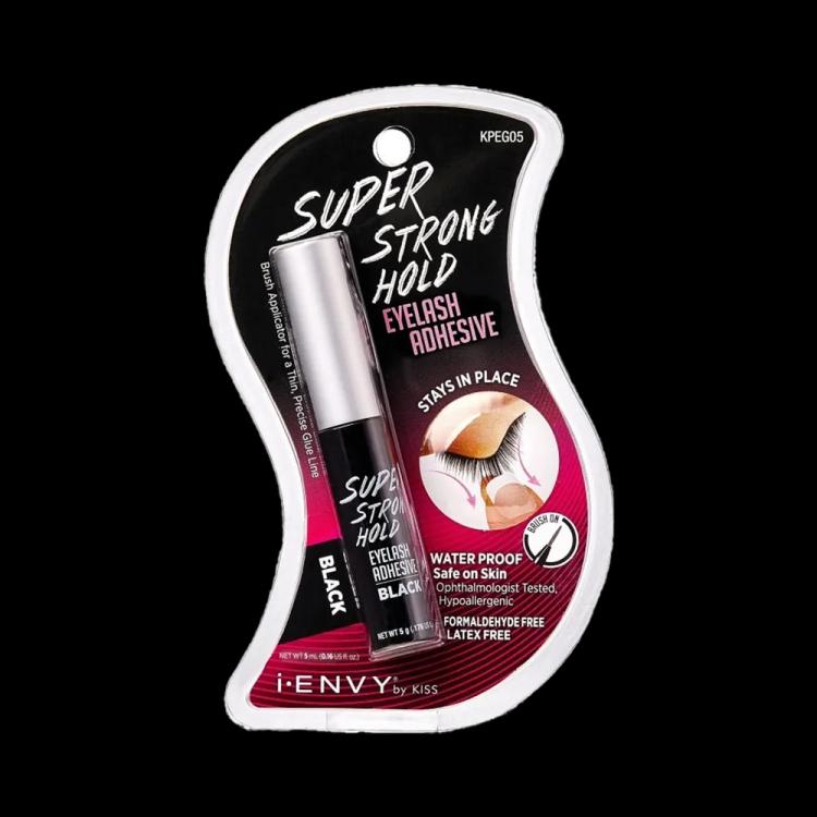 Kiss i-Envy Super Strong Hold Waterproof Strip Lash Glue - KPEG05 Black