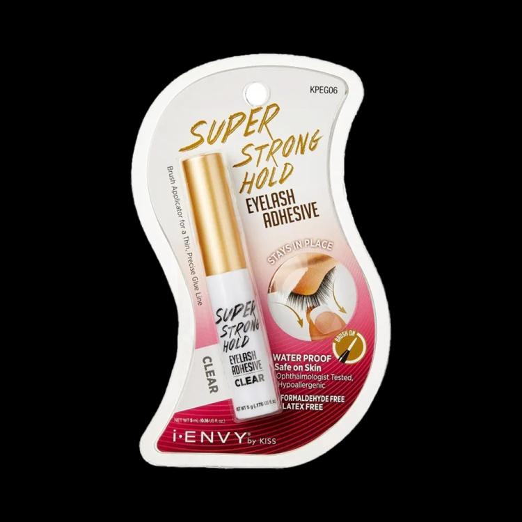 Kiss i-Envy Super Strong Hold Waterproof Strip Lash Glue - KPEG06 Clear