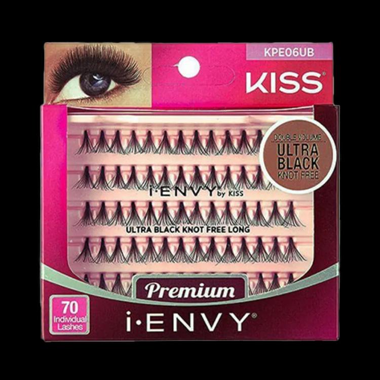 Kiss i-Envy 3D Knot Free Individual Lash - Ultra Black