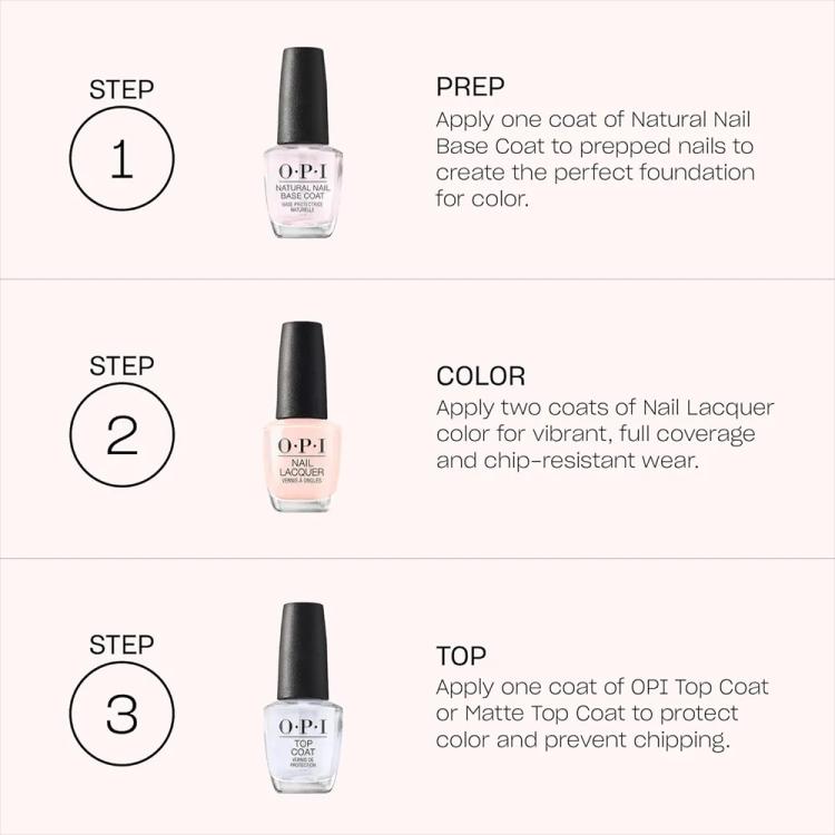 O.P.I Mirror Shine Top Coat - 15 ml