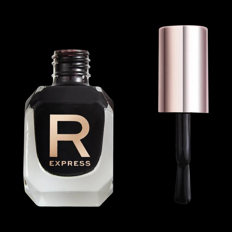 Makeup Revolution Express Nail Polish - Midnight Black