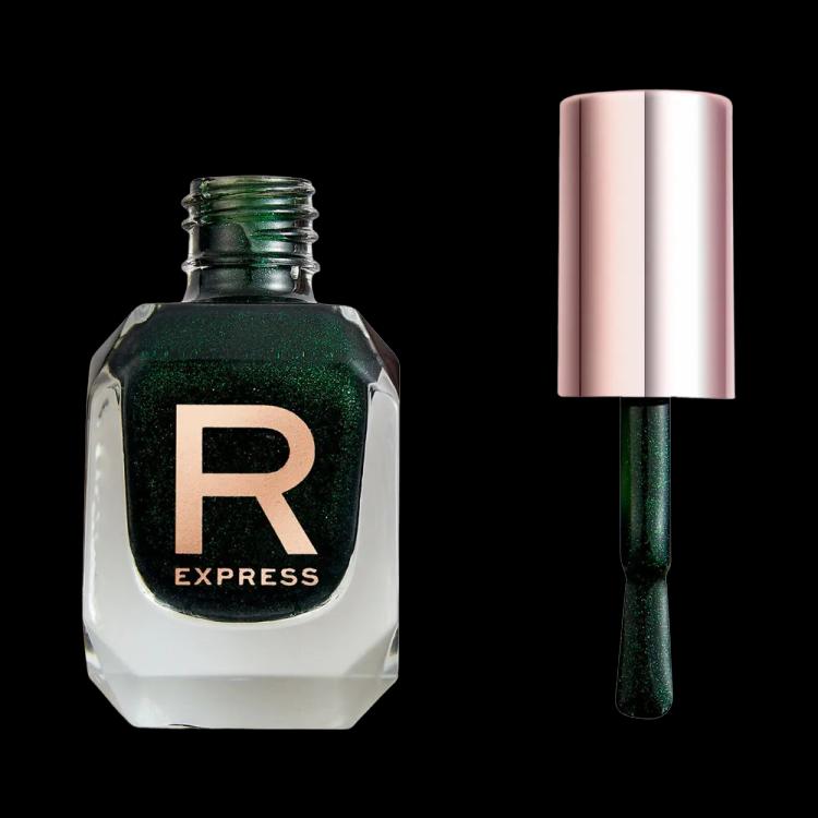Makeup Revolution Express Nail Polish - Poison Black